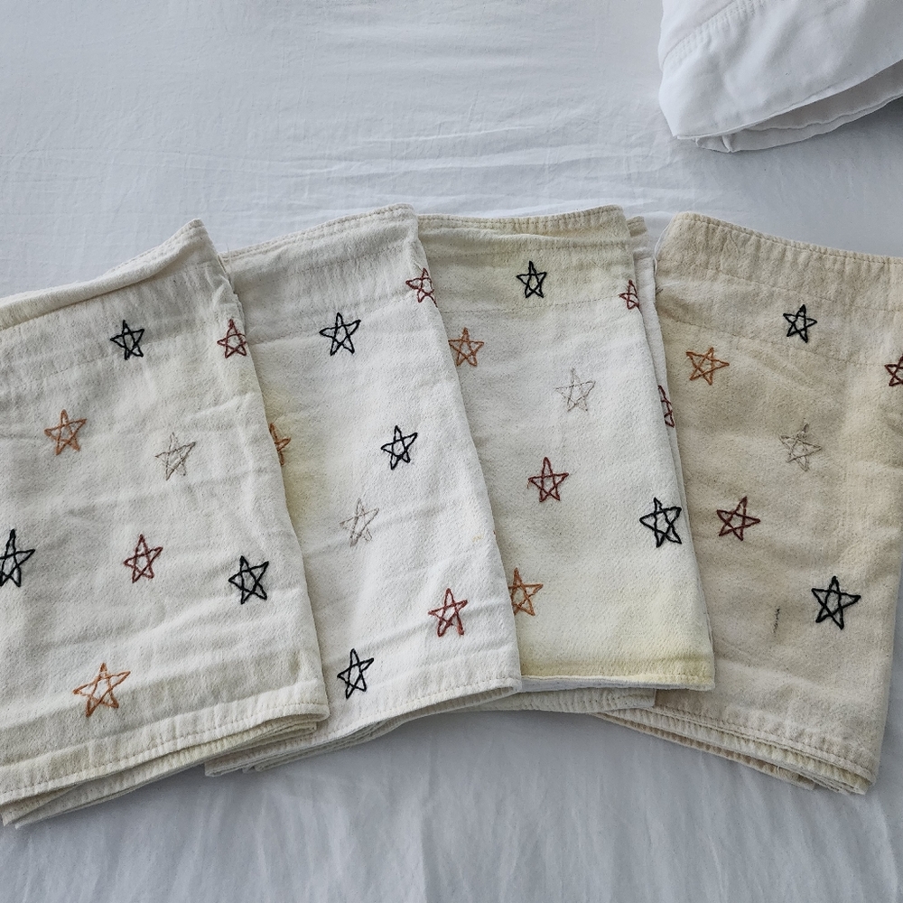 Prim Embroidered Star Valances (4) - Picture 2 of 3